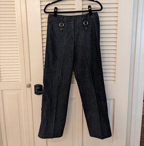 SOLD- Larry Levine Denim Dress Pants